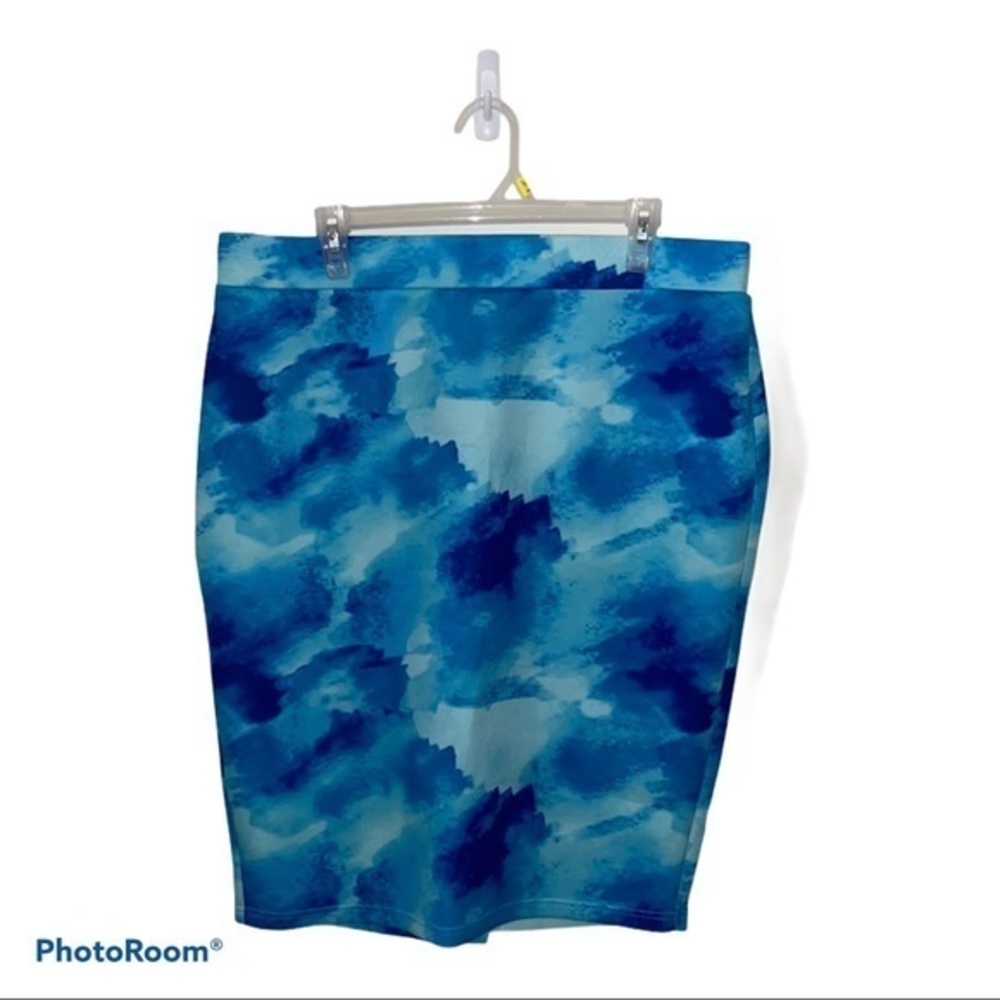 5/$30 🎈 Jay by jay Godfrey women’s XL watercolor‎ pencil skirt